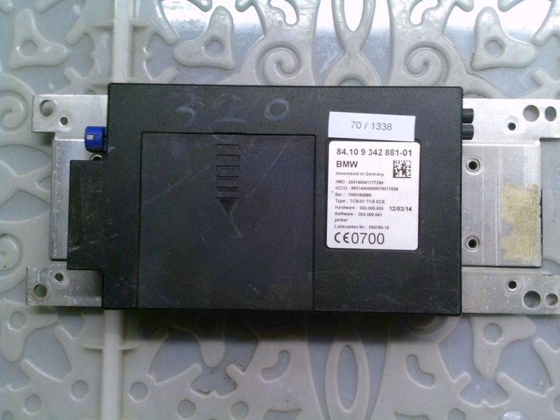 70-1338 Centralina Bluetooth Bmw 84.10 9 342 881-01 84.10934288101 TCB-01 TCB ECE    Bmw  Varie
