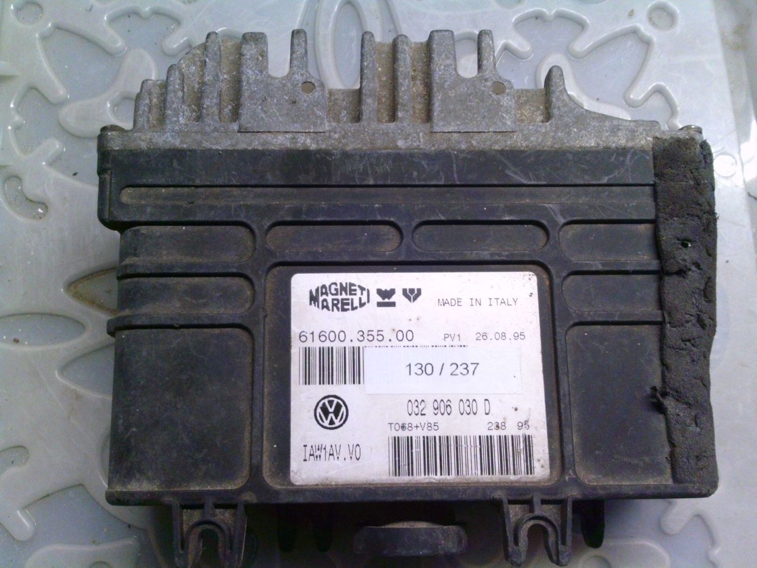 130-237 Centralina Motore Magneti Marelli IAW 1AV.V0 IAW1AV.V0 032 906 030 D 61600.355.00 Volkswagen Diesel Polo 130-237 Centralina Motore Magneti Marelli IAW 1AV.V0 IAW1AV.V0 032 906 030 D 61600.355.00 Volkswagen Diesel Polo