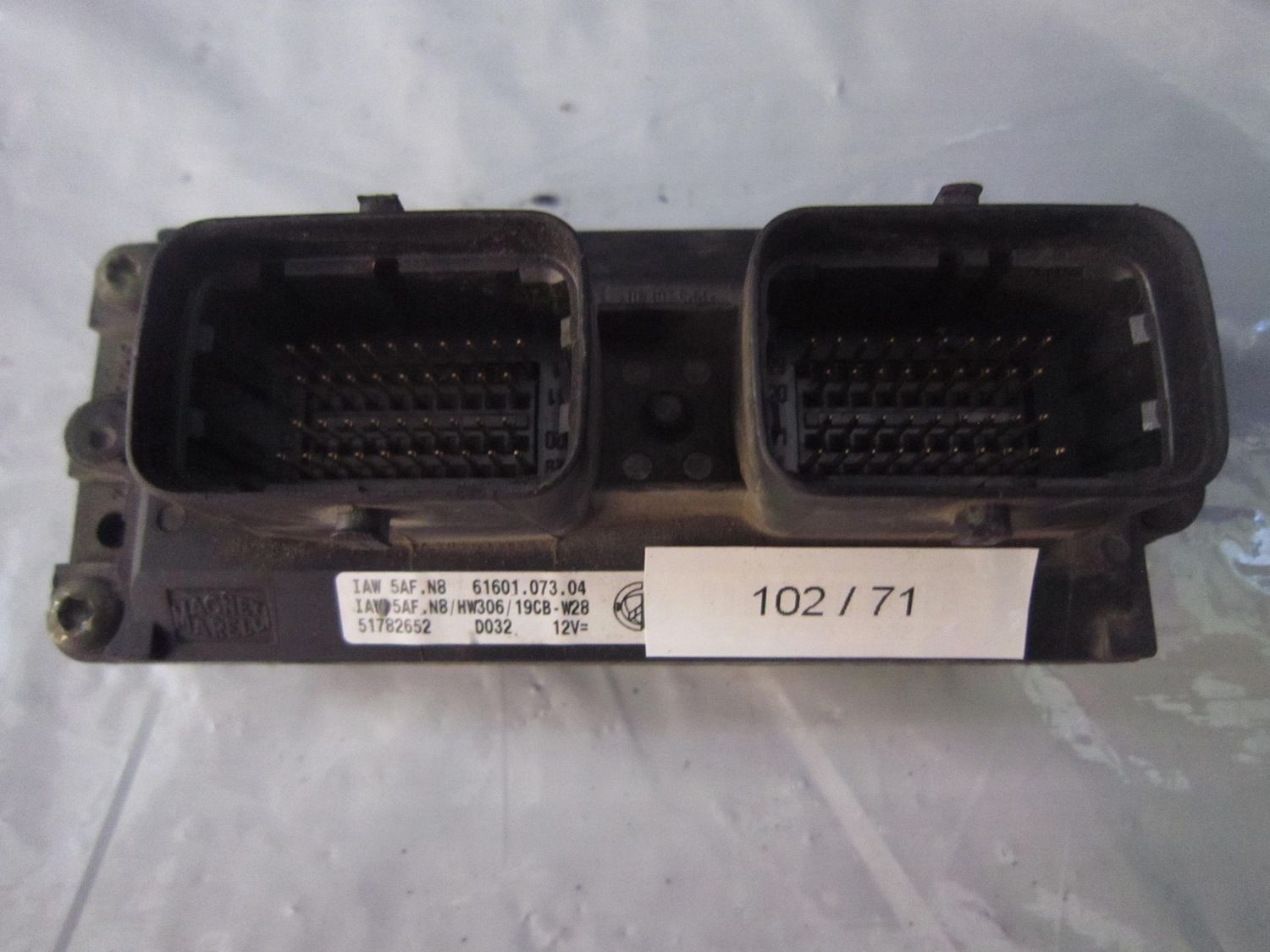 102-71 Centralina Motore Magneti Marelli IAW 5AF.N8 IAW5AF.N8 61601.073.04 51782652 HW306/19CB-W28 Lancia Benzina Ypsilon 102-71 Centralina Motore Magneti Marelli IAW 5AF.N8 IAW5AF.N8 61601.073.04 51782652 HW306/19CB-W28 Lancia Benzina Ypsilon