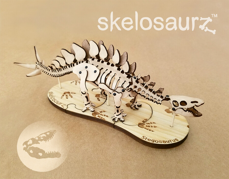 Stegosaurus Leather Fossil Kit