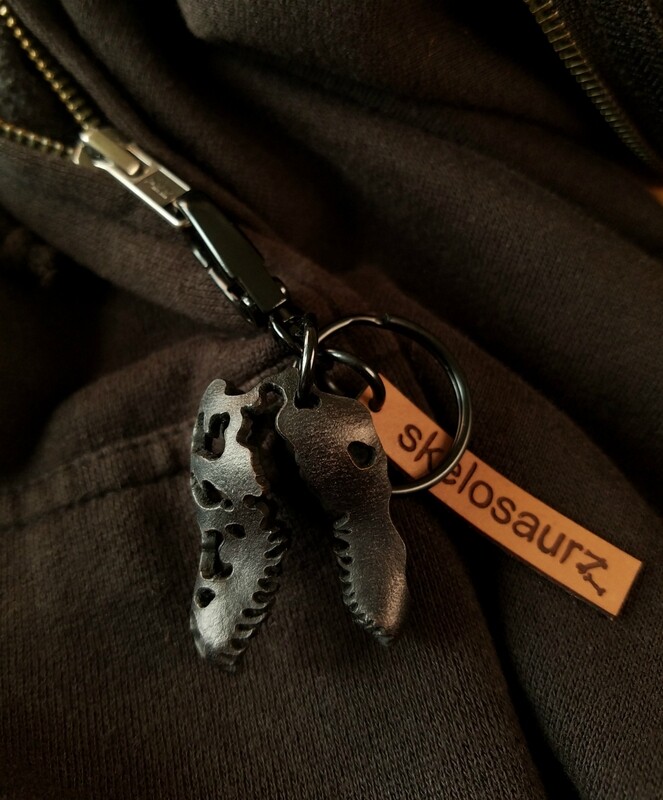 Skelosaurz T.rex Skull Charm