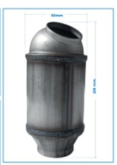 ​CATALIZADOR UNIVERSAL SPUN REDONDO EURO 3