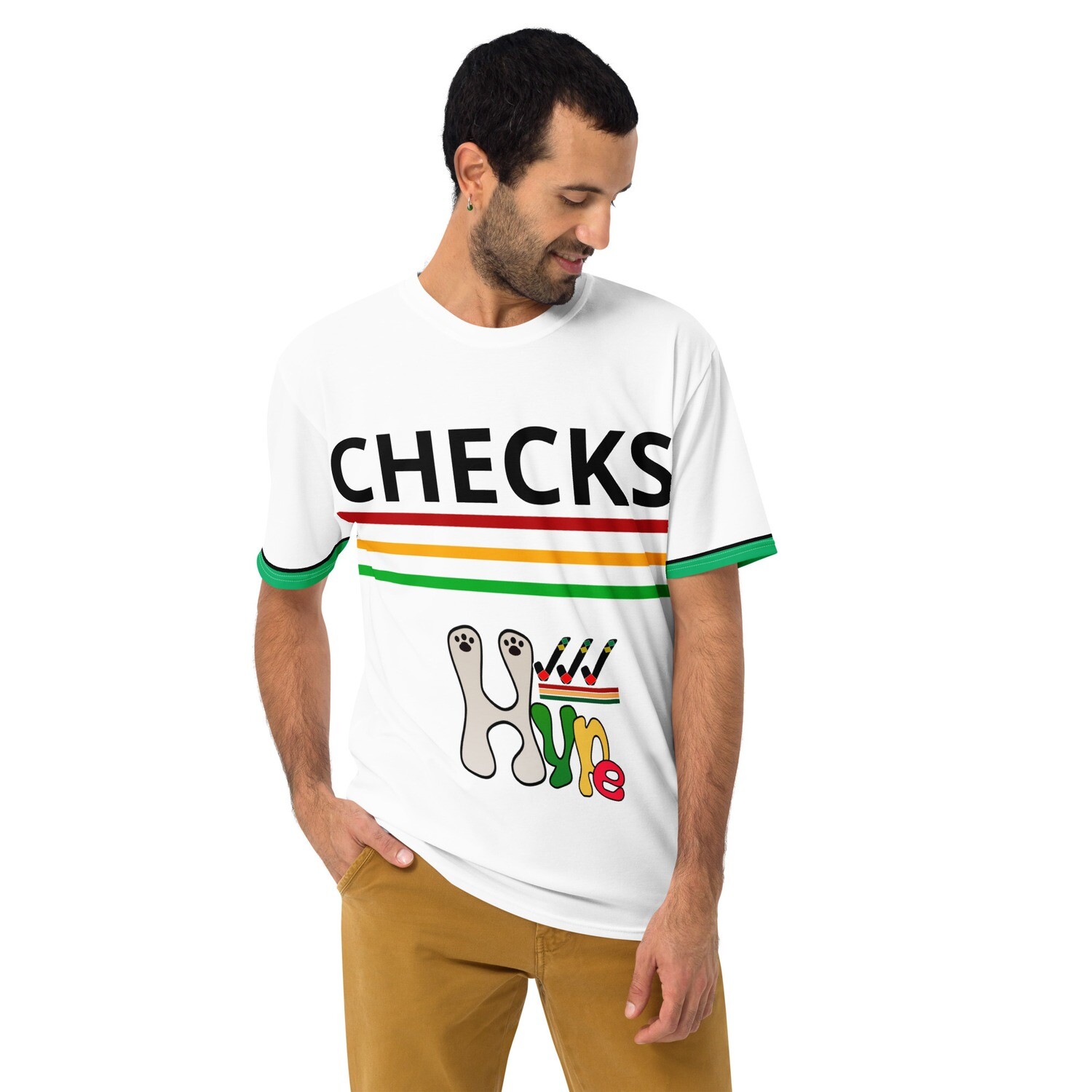 White Tee Different Green Men&#39;s t-shirt