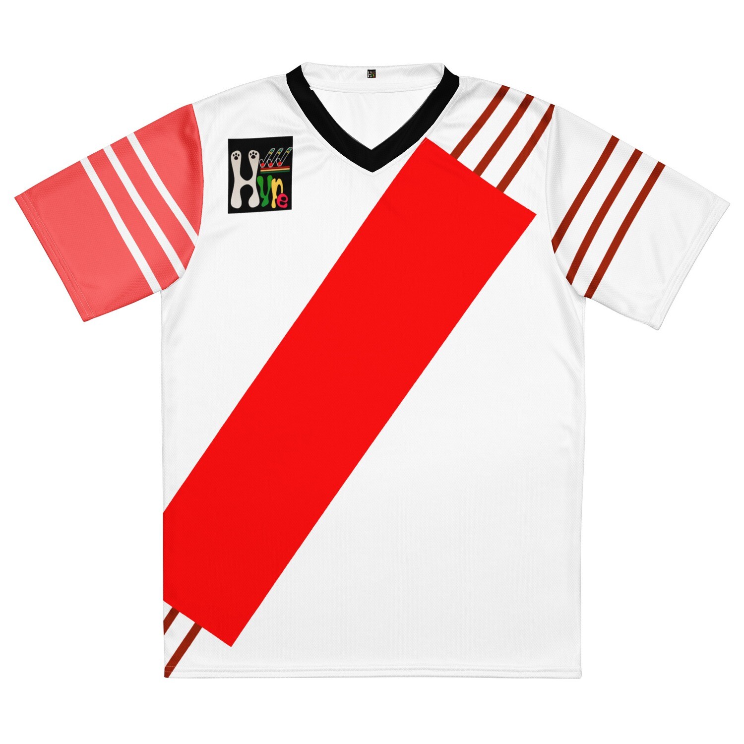 Red Stripe Logo unisex sports jersey