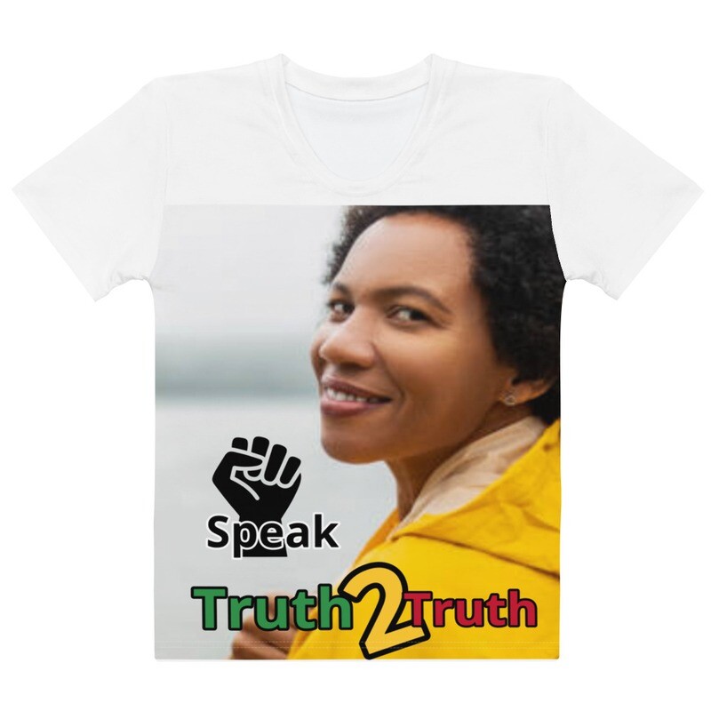 Women&#39;s Speak Truth Is Power(Silent Wave Edition) T-shirt
