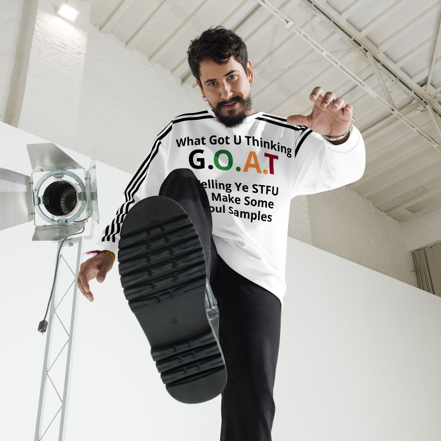 What Got U Thinking G.O.A.T Ye Soul Samples( Keys Edition) Unisex Sweatshirt