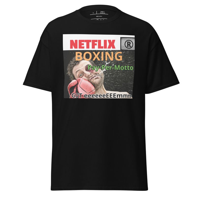 Netflix Boxing Blackout Knockout Unisex classic tee