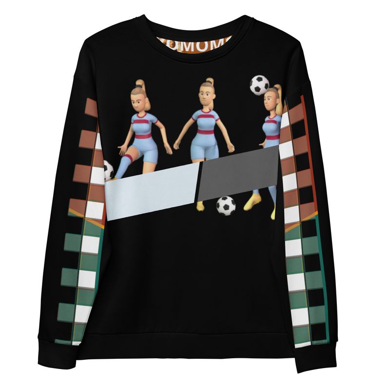 Milf Hunter&#39;s(YOMOMS Thinks She&#39;s IG Halle Edition) Big H Black And White Checks  Unisex Sweatshirt