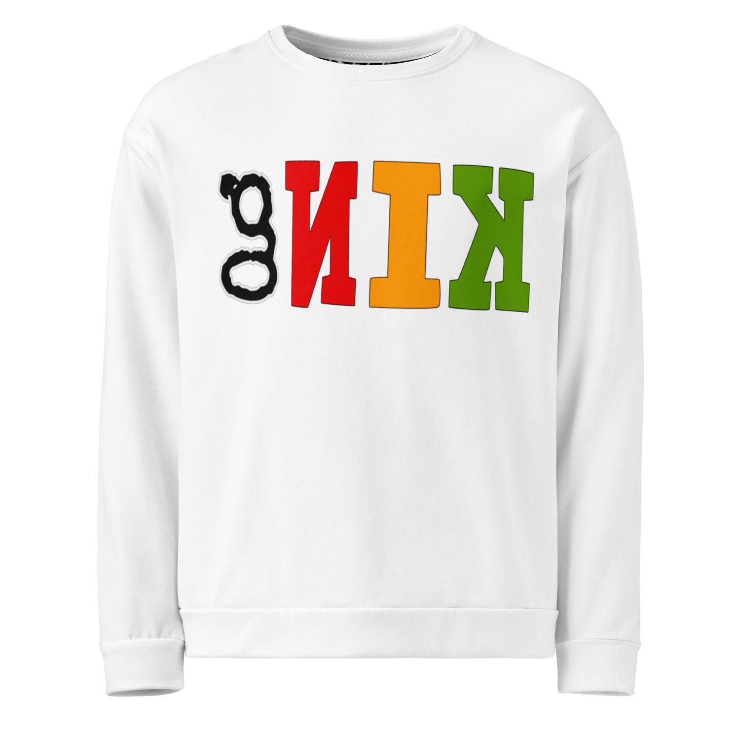 Go Live Selfie (Stream King Edition) Men&#39;s pure white Sweatshirt