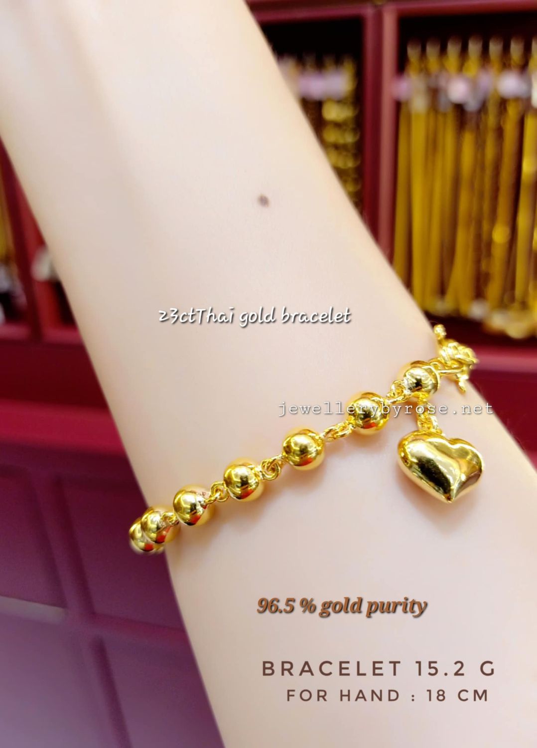Stylish balls with the heart 🩷 feature Bracelet