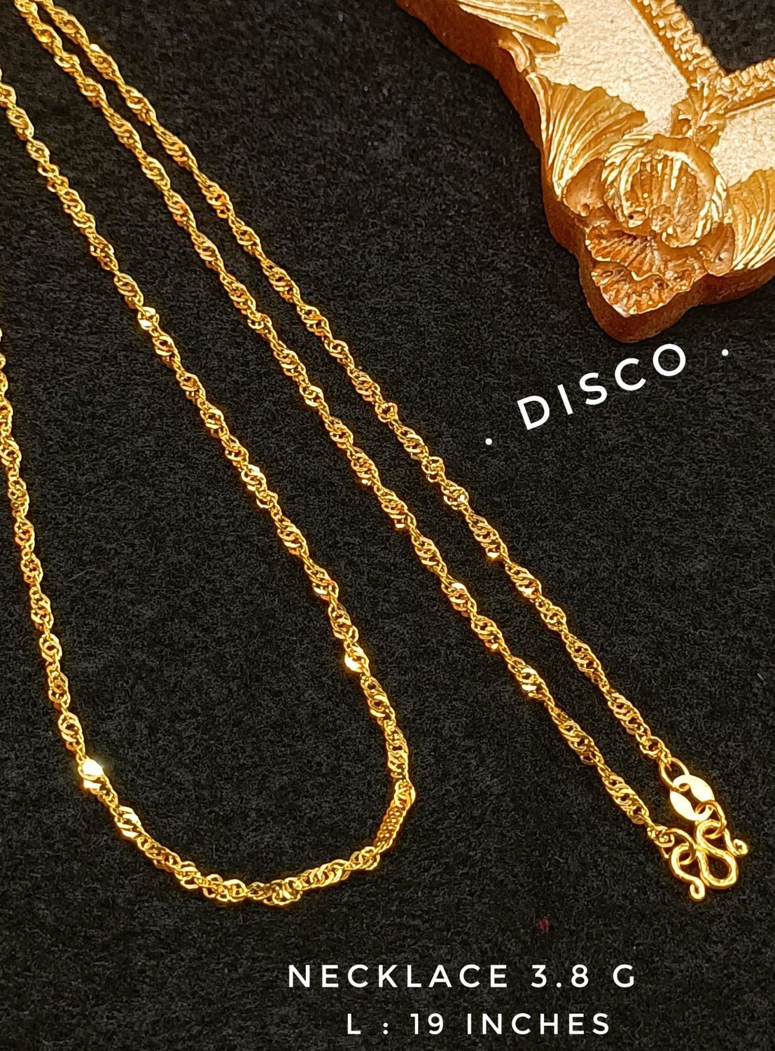 Classic Gold Twist Necklace
