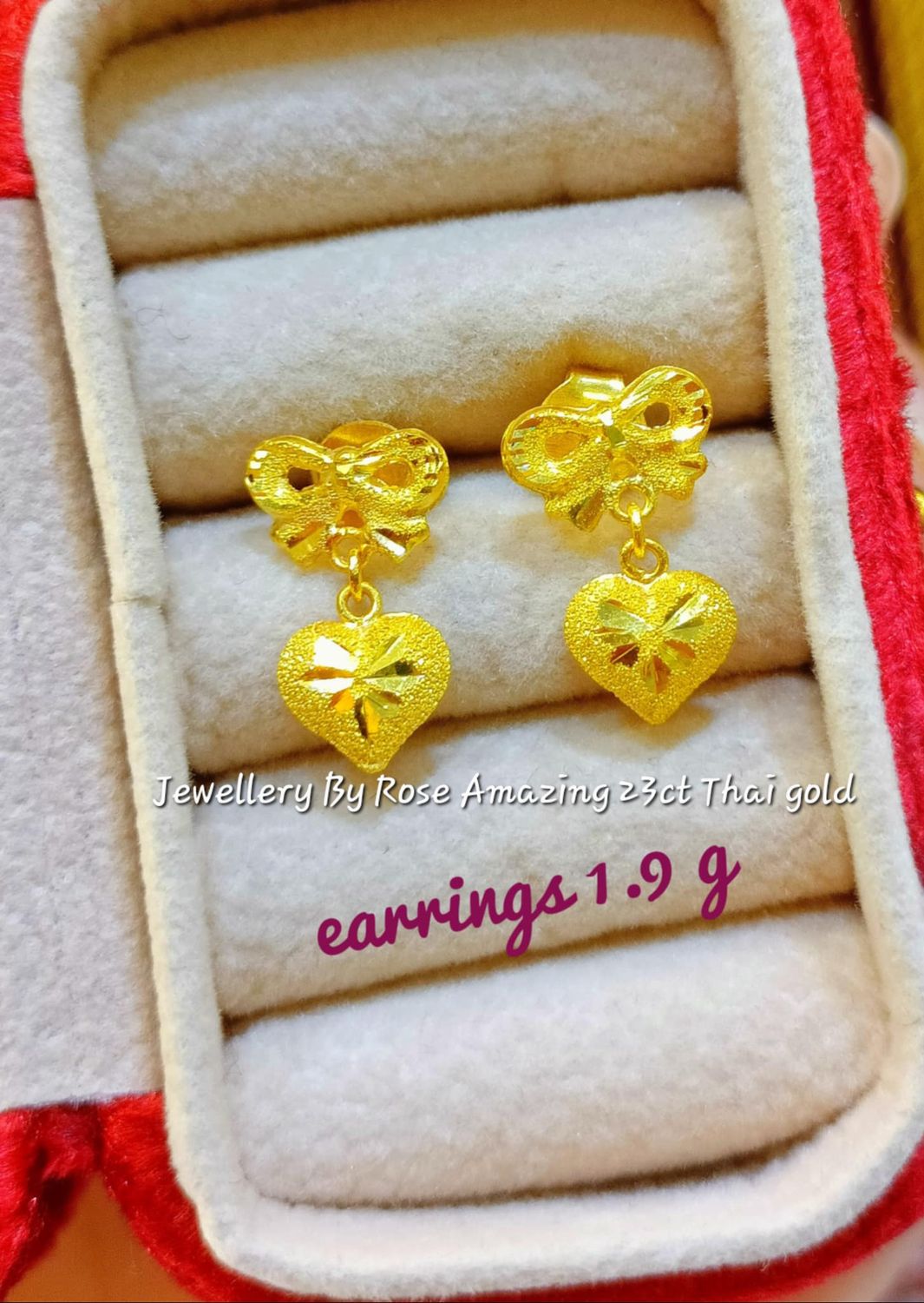 Classic Gold Heart Earrings