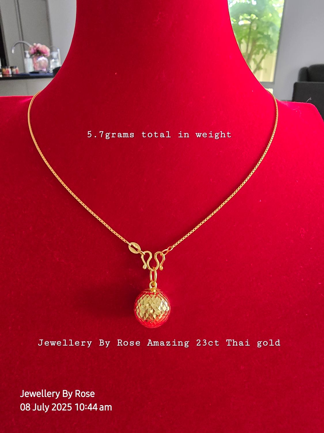 Solid Lucky Gold Ball Necklace Set 🏀🥎⚾️