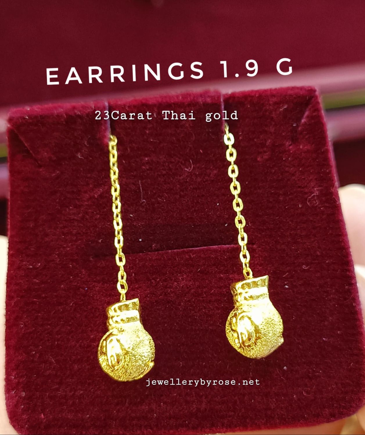 Money Bag Gold Earrings💛🤍💜