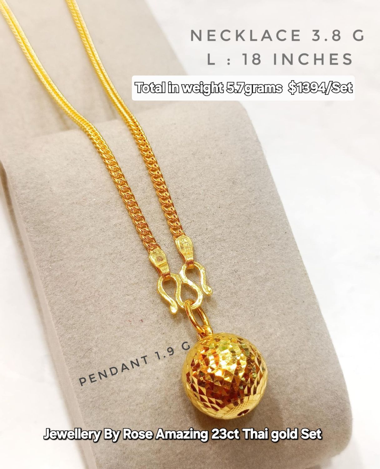 Fashionable Gold Ball Necklace Set ⚾️🏐⚽️
