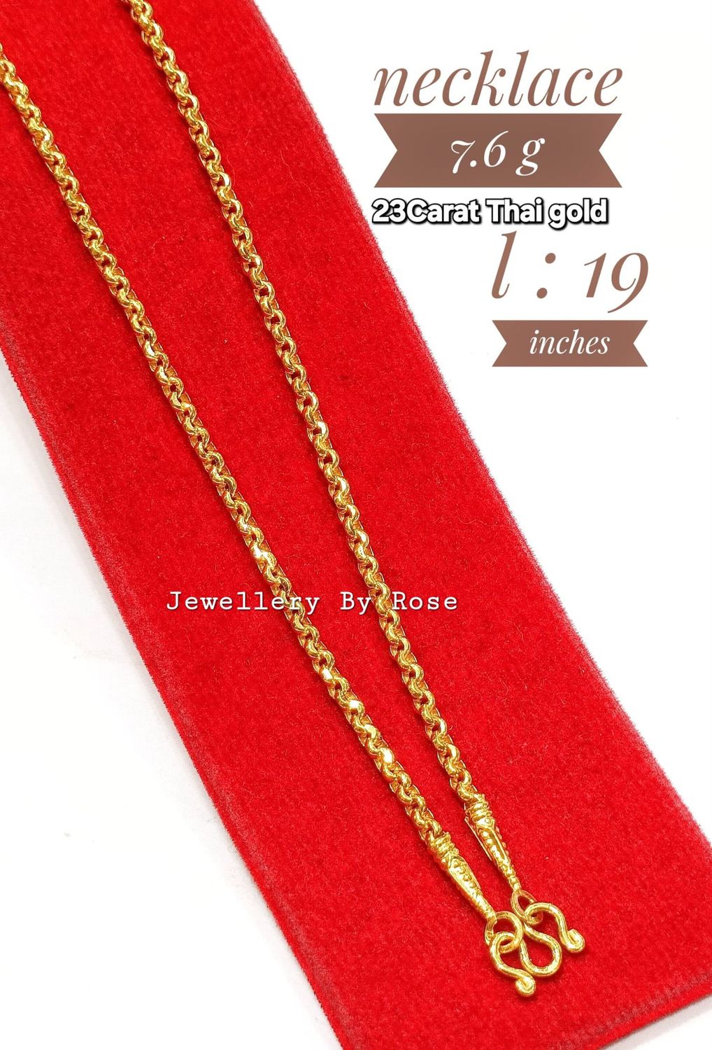Solid Gold Necklace