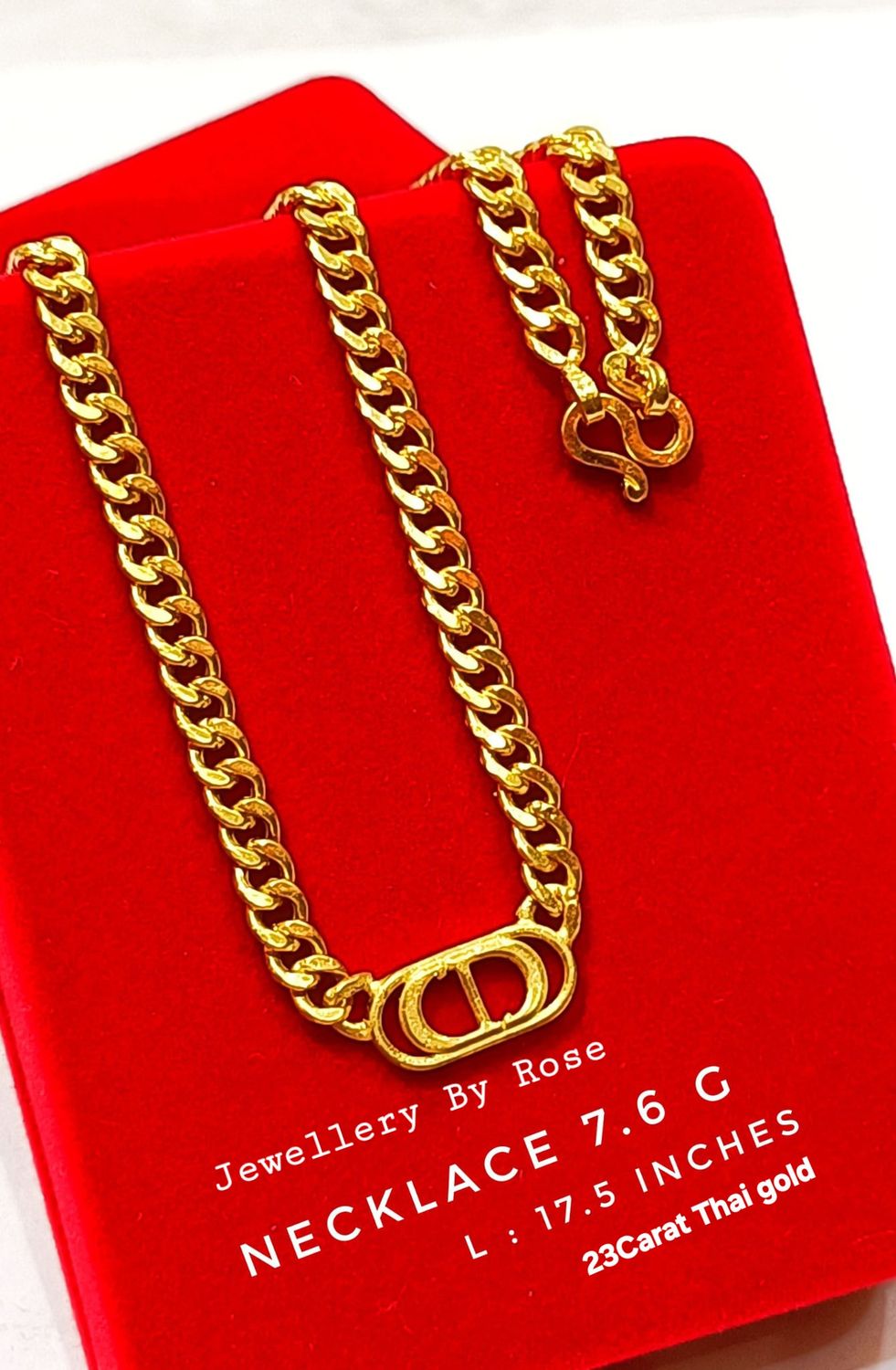 Limited edition CD gold necklace ✨️