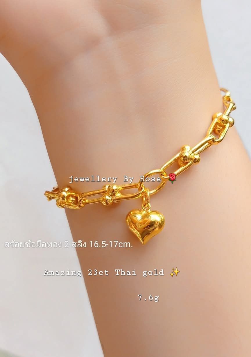 Fashionable Gold  heart Bracelet#1