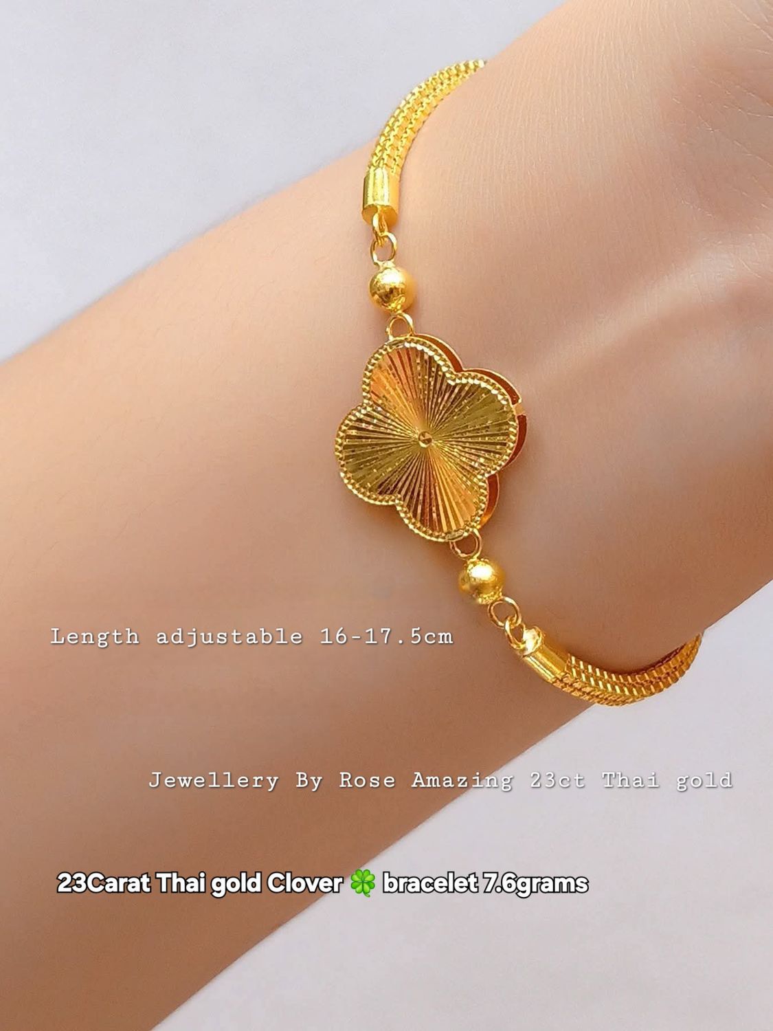 Modern style gold Colver bracelet 🍀🍀🍀
