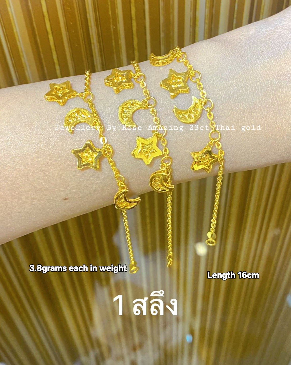 Fashionable 23ct Thai Gold Bracelet