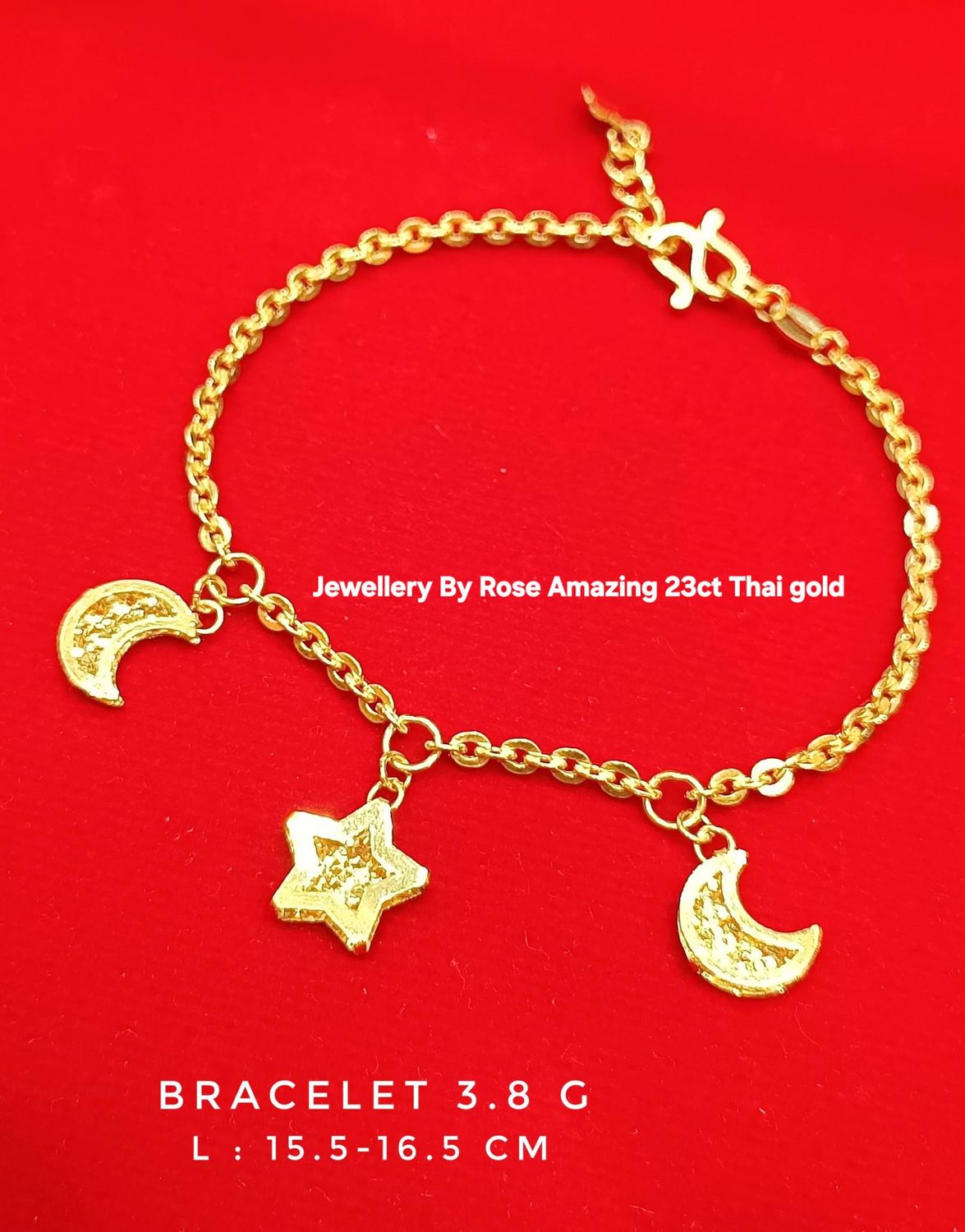 Fashionable 23ct Thai Gold Bracelet
