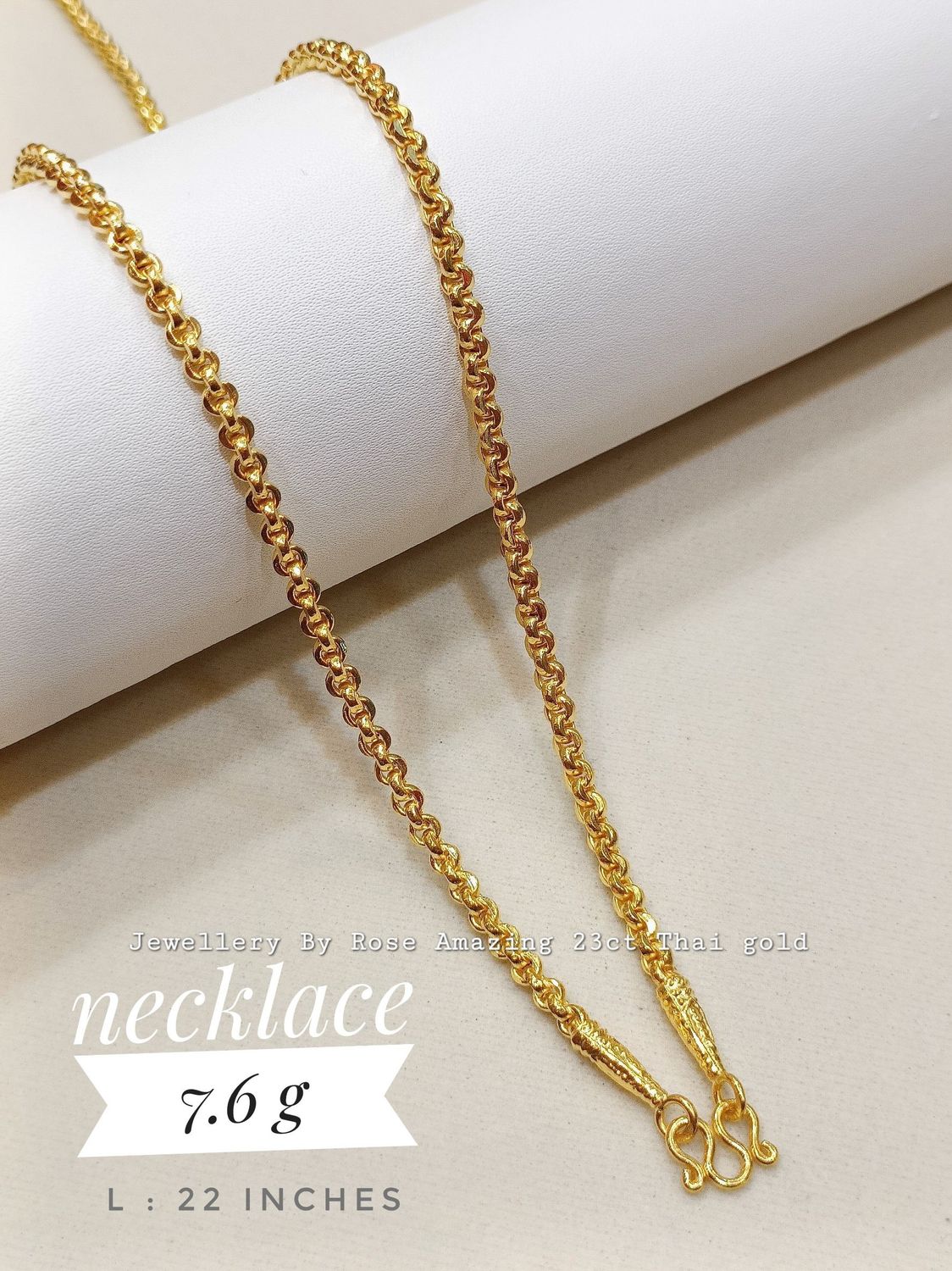 Popular unisex gold necklace #1