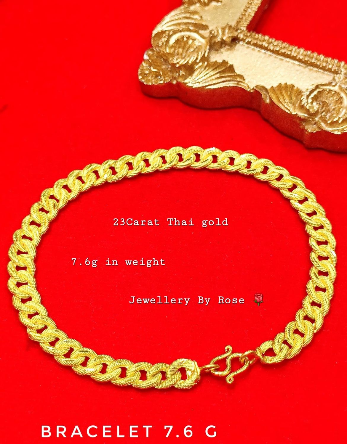 Unisex 23carat gold Bracelet