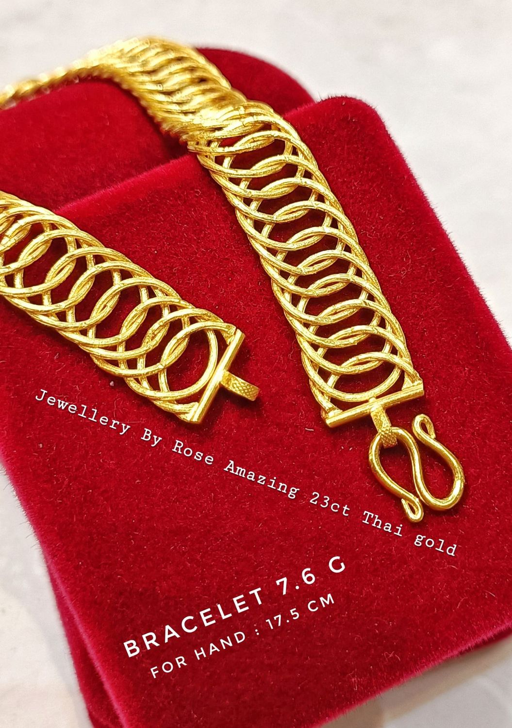 Unique Gold Bracelet twist design #3