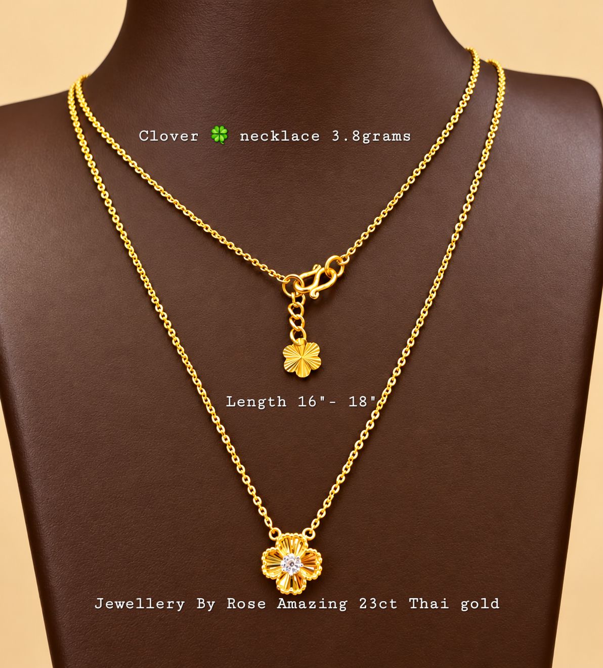 Clover 🍀 🍀 Gold Necklace