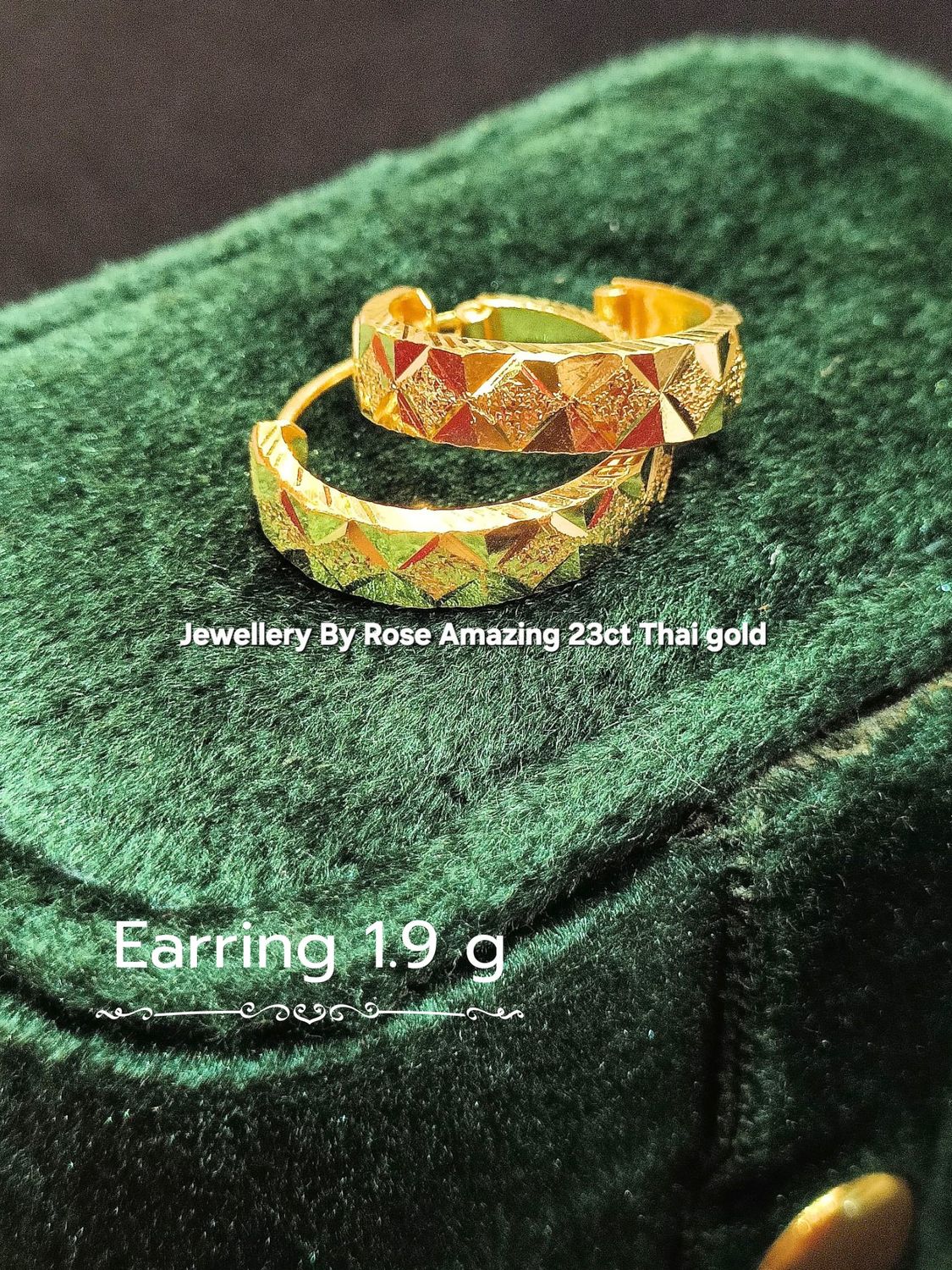 Limited Edition Gold hoops Earrings # 1
