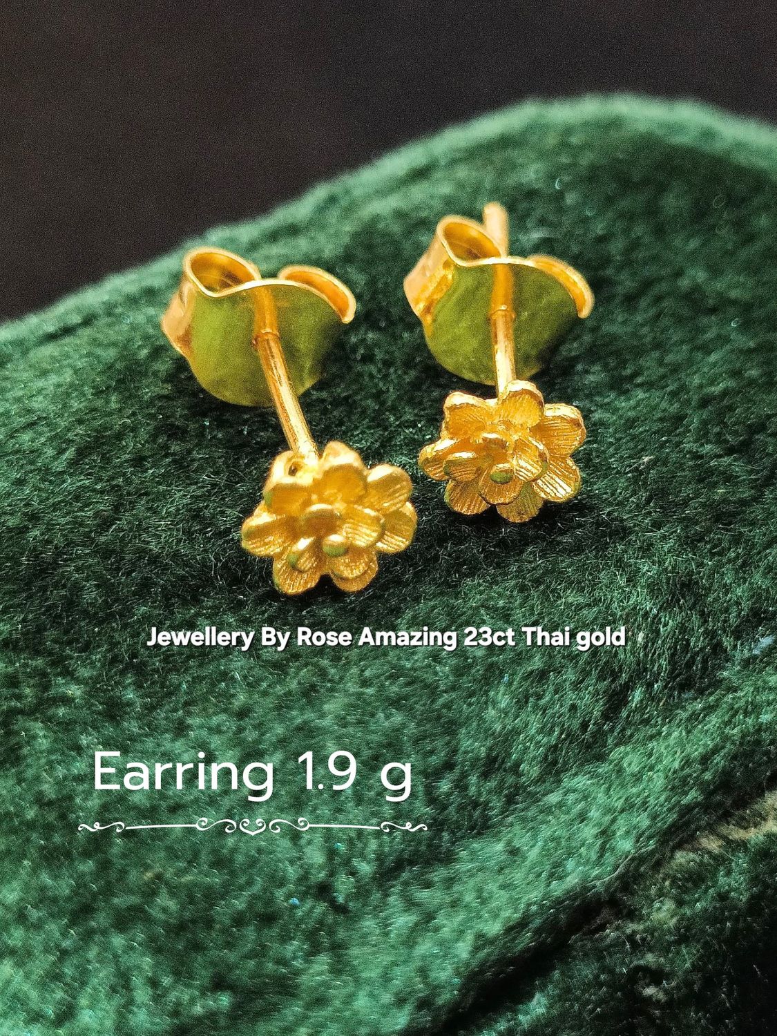 Limited Edition flower earrings #3