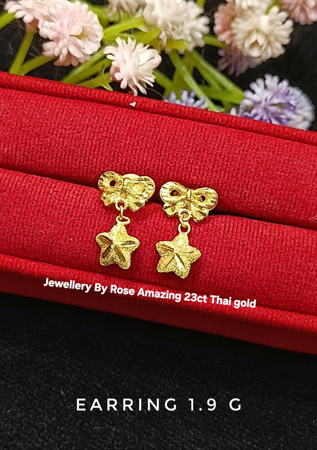 Gold Star Earrings