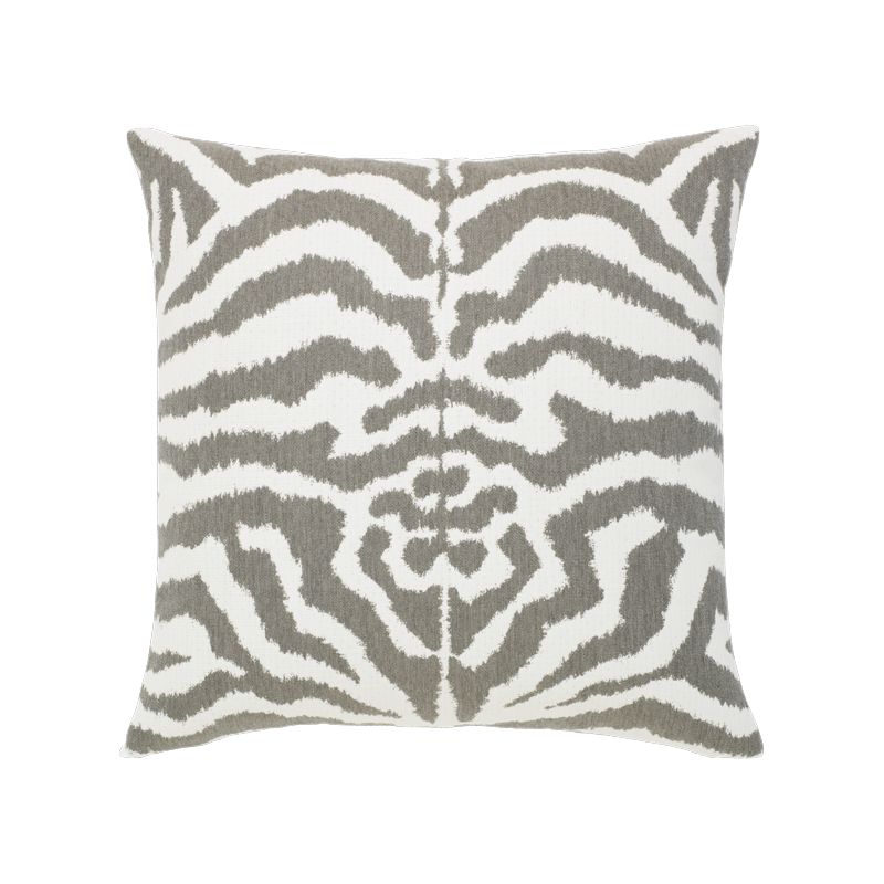 Elaine Smith Zebra Gray 20" x 20" Indoor/Outdoor Pillow