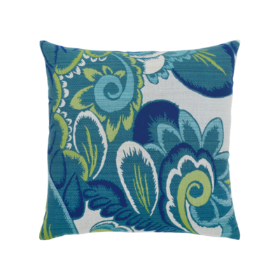 Elaine Smith Floral Wave 20" x 20" Indoor/Outdoor Pillow