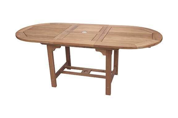 Teak Extendable Oval Dining Table  | 3 Sizes