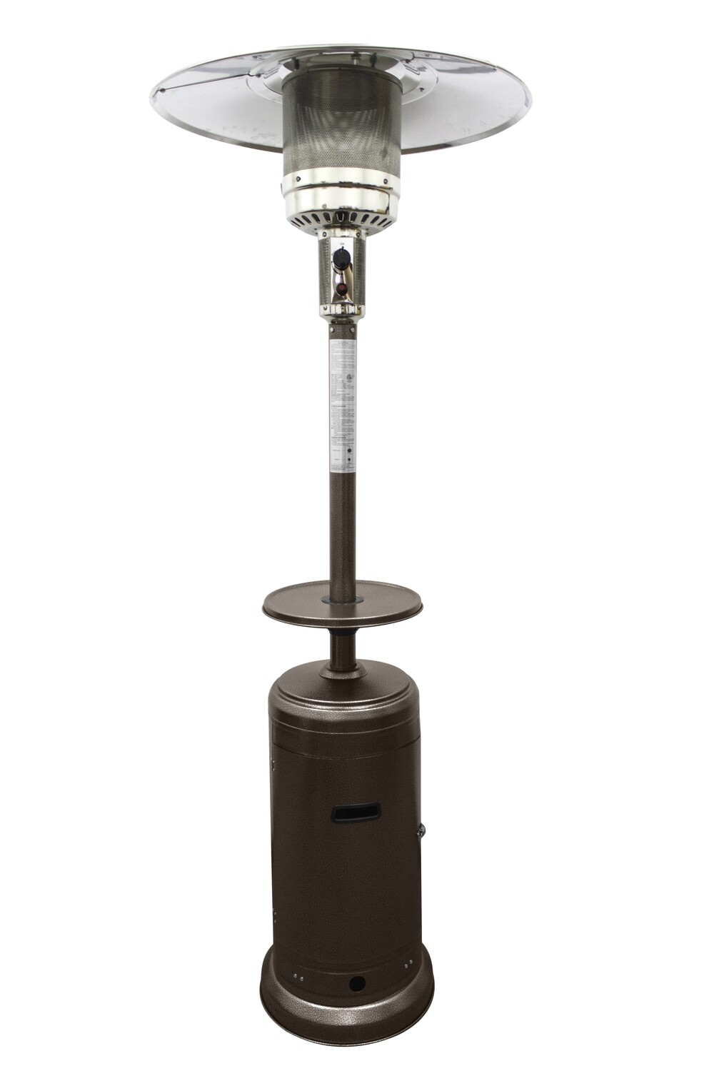 Residential Tall Patio Heater | Hammered Bronze Finish