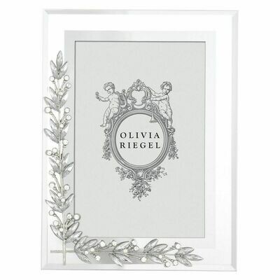 Olivia Riegel Silver Laurel 4 x 6 Frame