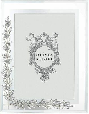 Olivia Riegel Silver Laurel 8 x 10 Frame