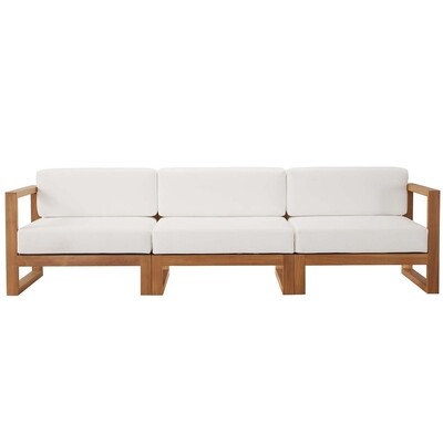 Uptown Teak Collection Sectional Sofa