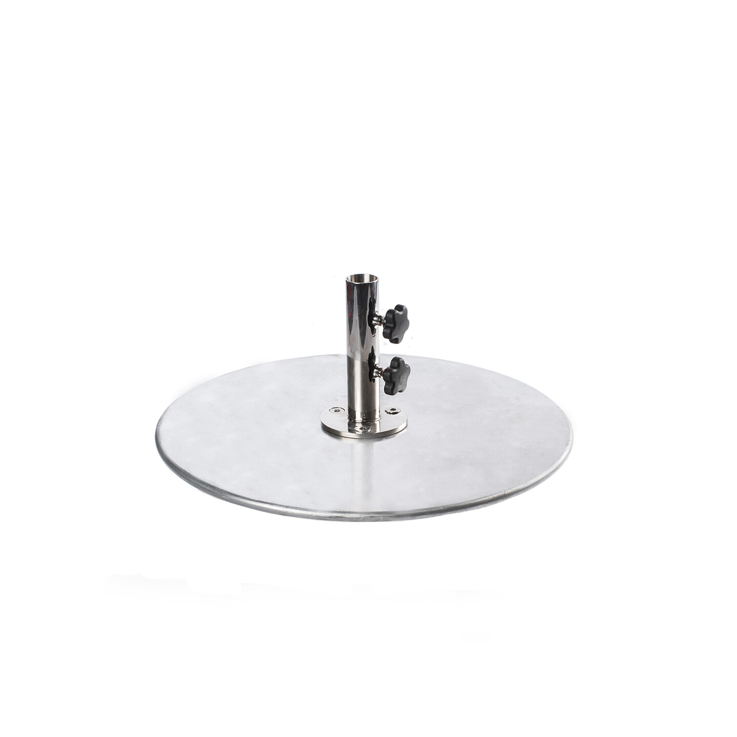 Galvanized Steel Plate Round Base | 70 LBS