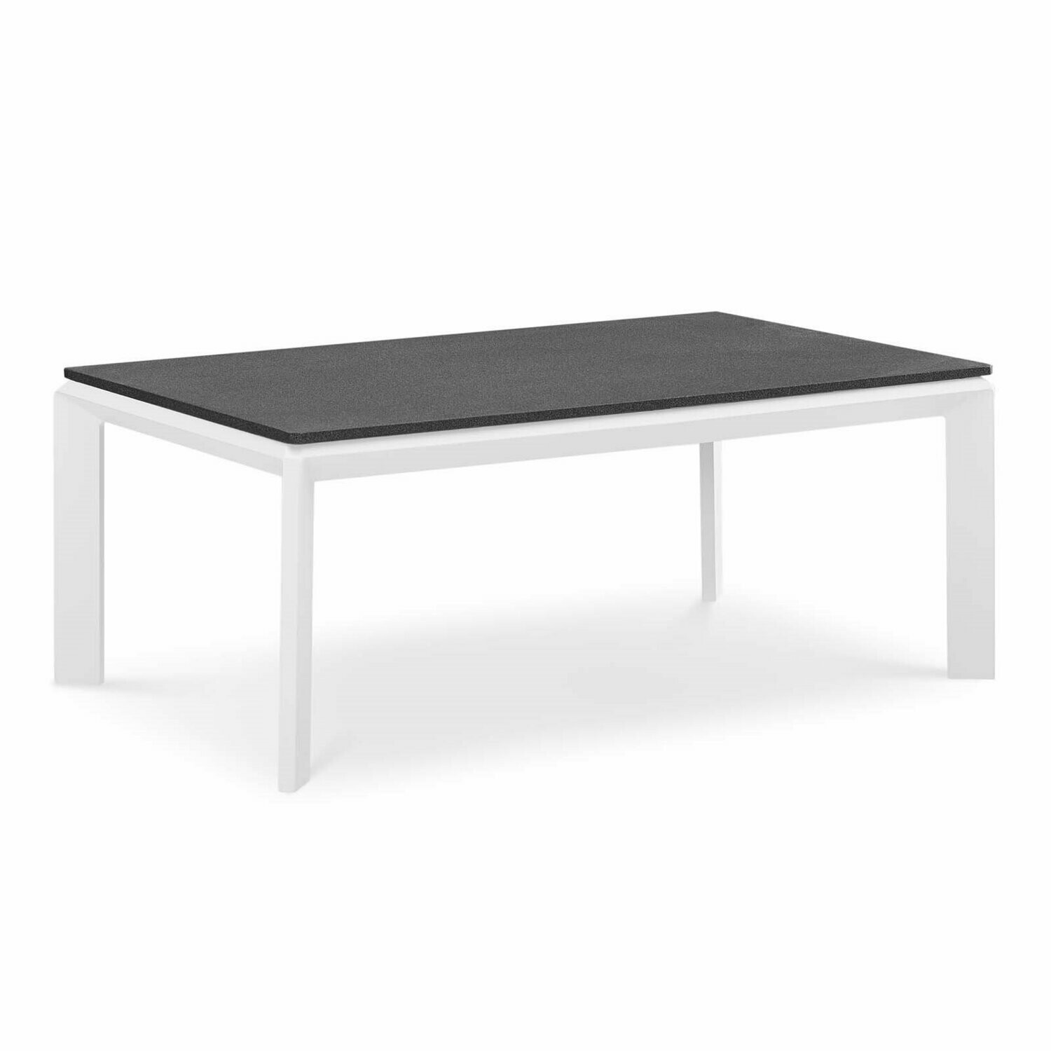 River North Patio Coffee Table | White Frame