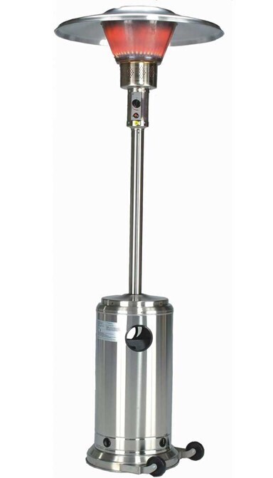 90" Commercial Grade Tall Patio Heater | Stainless Steel Finish