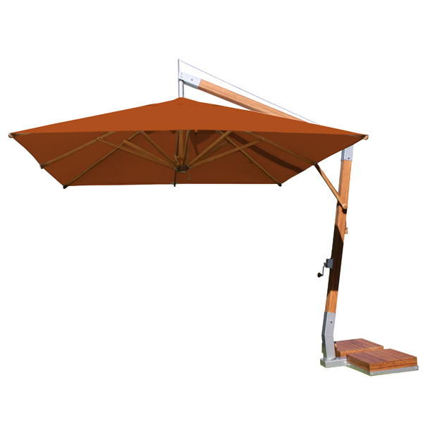 Square 11' Cantilever Market Umbrella | 7 colors
