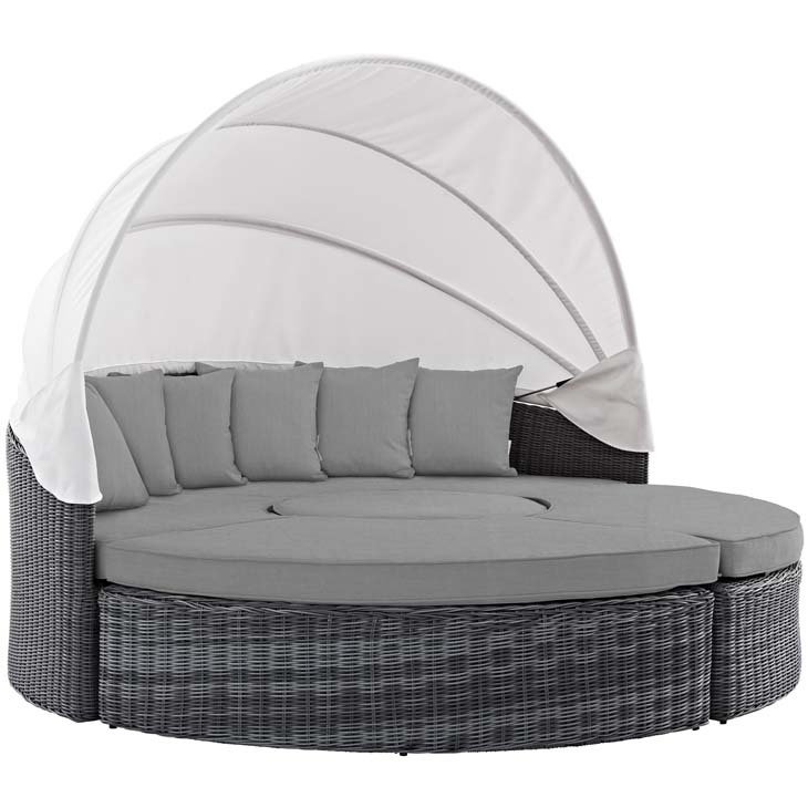 North Avenue Patio Canopy Daybed with Sunbrella Fabric | 4 Colors