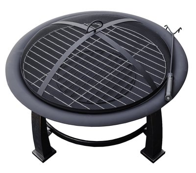 30" Wood Burning Fire Pit with Cooking Grate