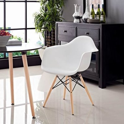 Power Dining Arm Chair |  5 Color Options