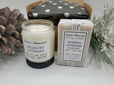 LAVENDER | Soap + Candle Gift Set LAVENDER | Soap + Candle Gift Set