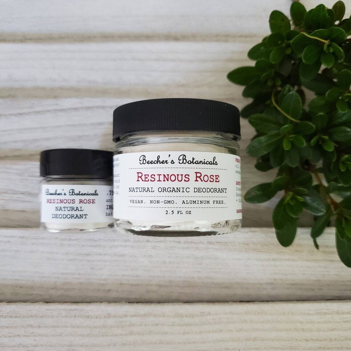 RESINOUS ROSE Natural Deodorant Cream