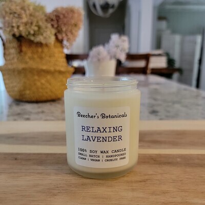 Relaxing Lavender Soy Candle