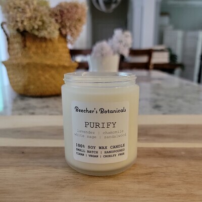 Purify Soy Candle